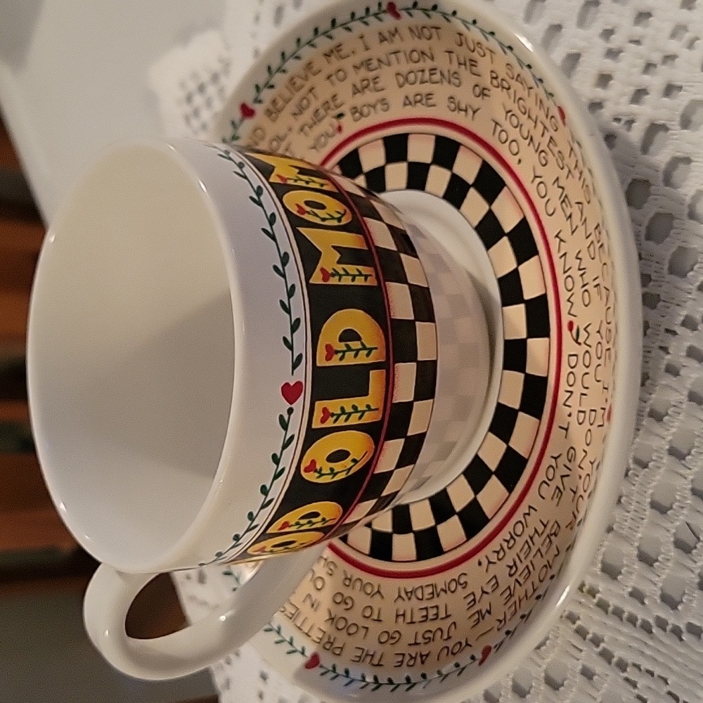 🍒 Mary Engelbreit CupSaucer🍒 - Picture 2 of 5